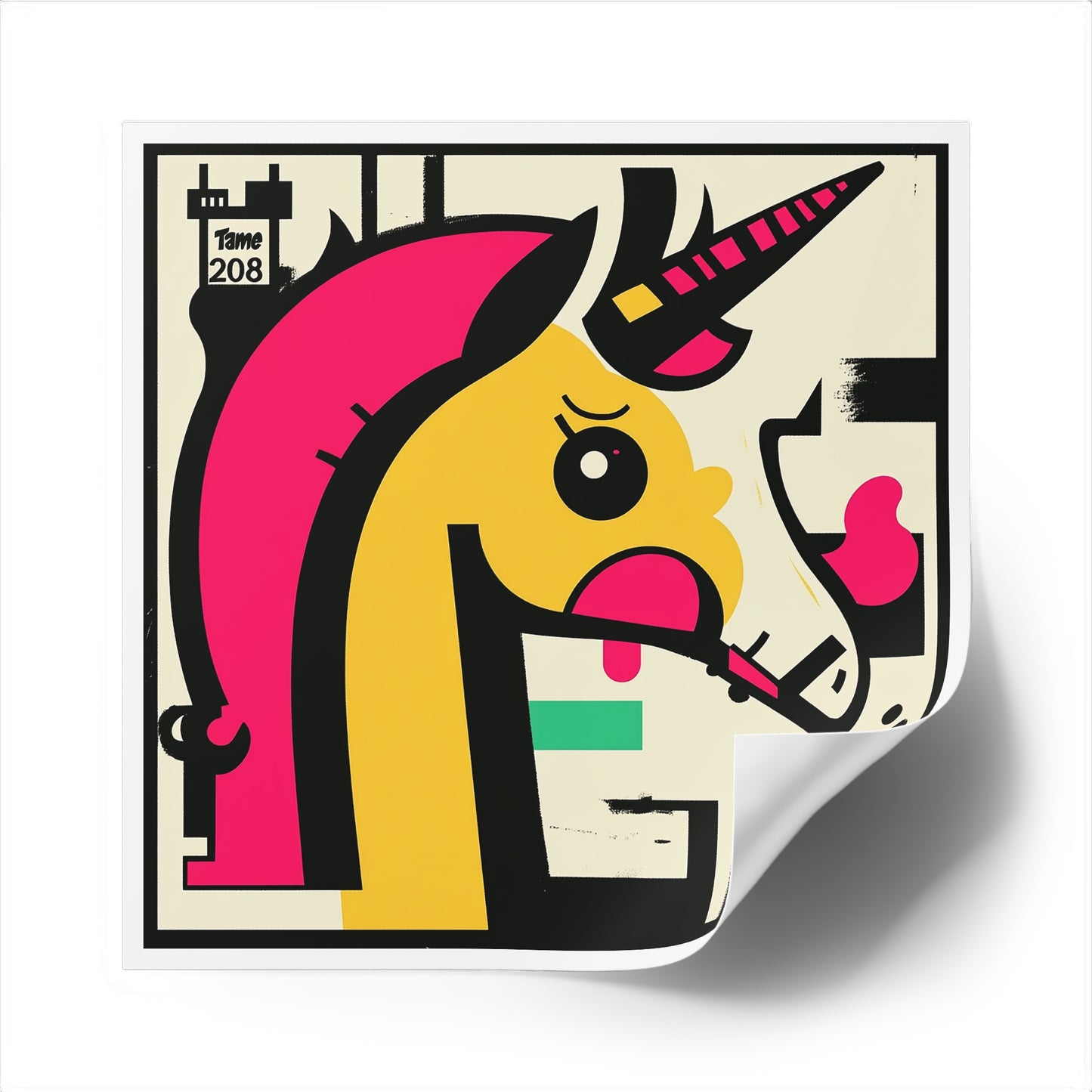Kanchana -- Square Sticker, Indoor/Outdoor