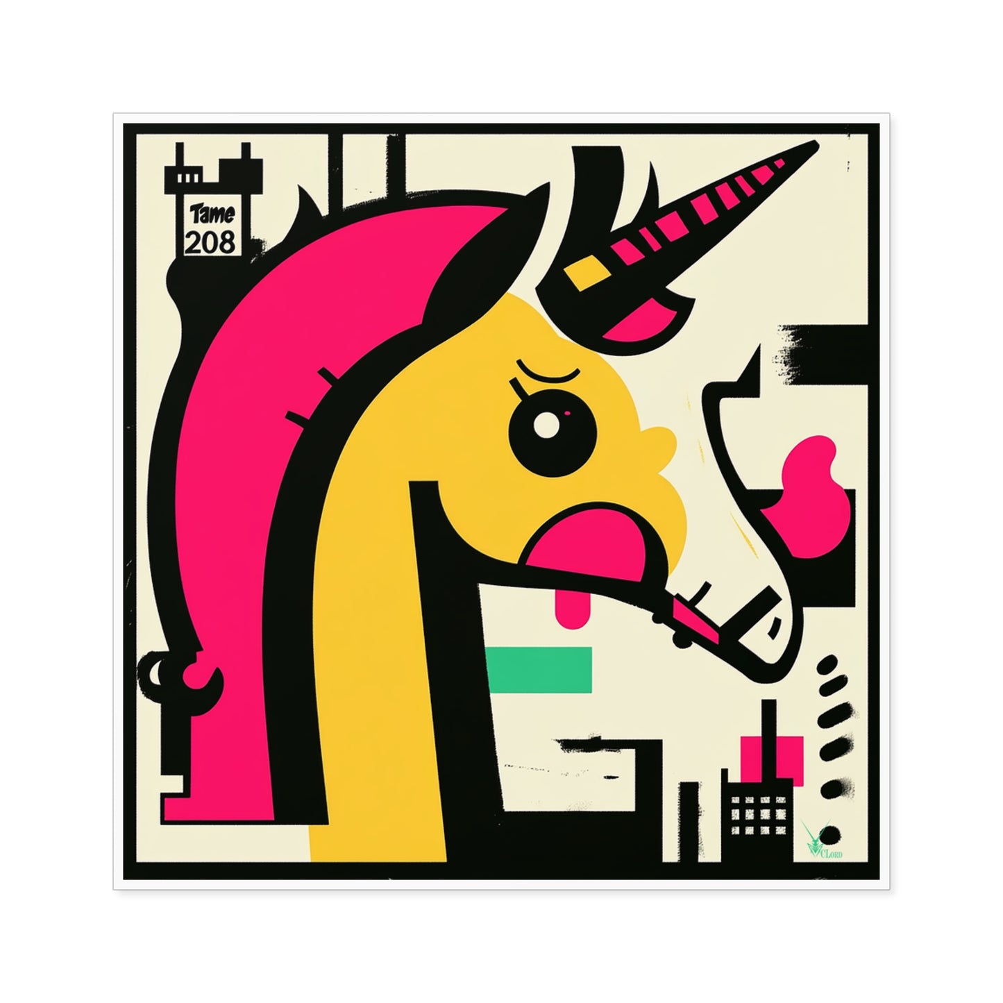 Kanchana -- Square Sticker, Indoor/Outdoor