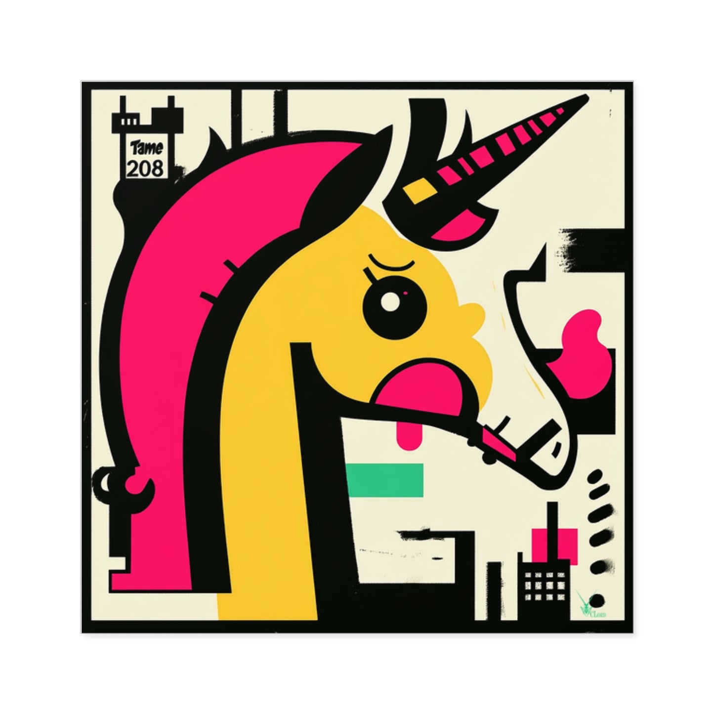 Kanchana -- Square Sticker, Indoor/Outdoor