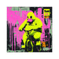 BigDuckLittleBike -- Square Stickers, Indoor\Outdoor